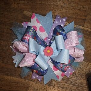 Colorful Kids Hair Bow Accessory